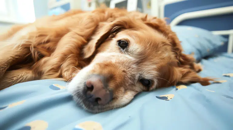 Pourquoi mon chien a du sang dans les selles ?