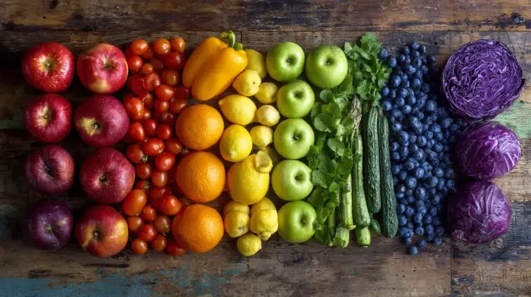 Découvrez les bienfaits des fruits et légumes par couleur