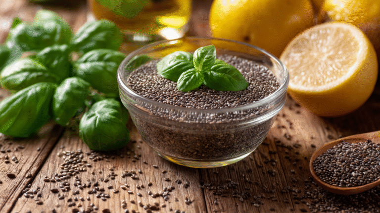 Les graines de basilic : super aliment riche en fibres