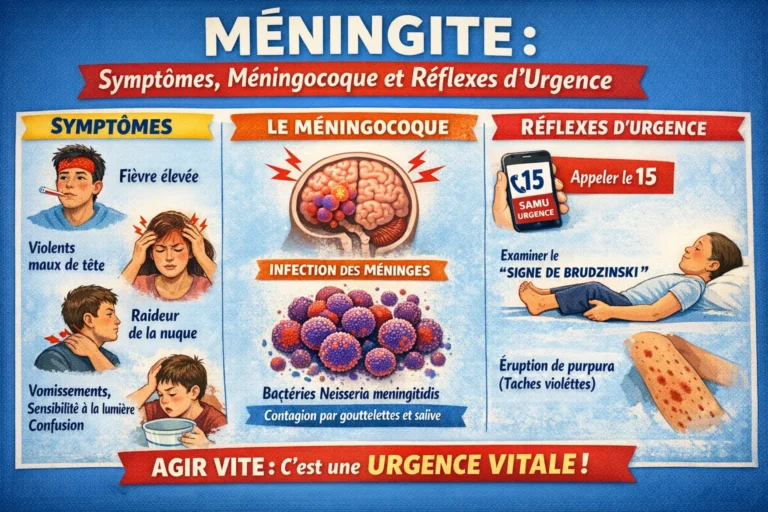 Méningite : symptômes, méningocoque et réflexes d’urgence
