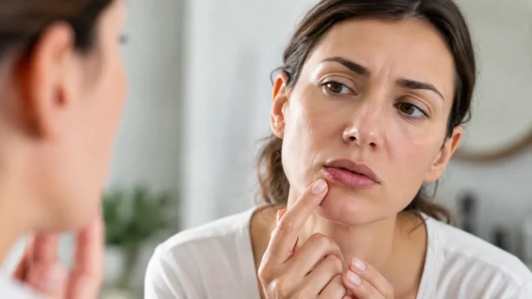 Bouton de fièvre sur la lèvre : reconnaître, apaiser, éviter de contaminer
