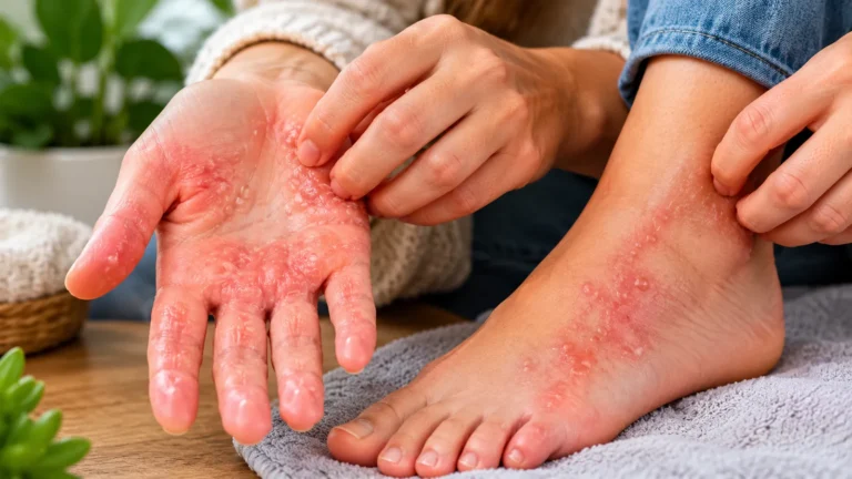 Dyshidrose : repères simples quand des cloques démangent aux mains ou aux pieds